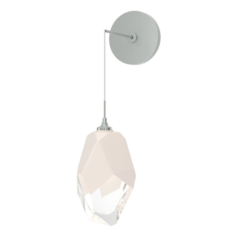 Chrysalis Large Low Voltage Sconce in Vintage Platinum - 201398-SKT-82-WP0755 by Hubbardton Forge