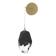 Chrysalis Large Low Voltage Sconce in Modern Brass - 201398-SKT-86-BP0755 by Hubbardton Forge