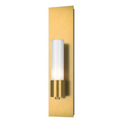 Pillar 1 Light Sconce in Modern Brass - 204420-SKT-86-GG0392 by Hubbardton Forge