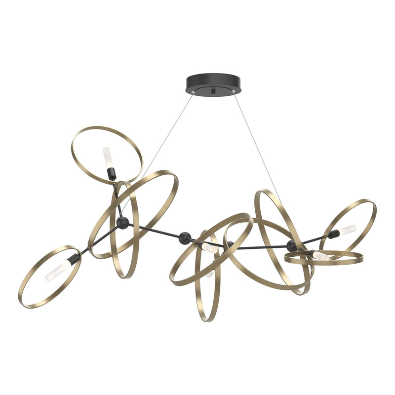 Celesse 6-Light 59.7" Chandelier in Black