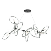 Celesse 6-Light 59.7" Chandelier in Black