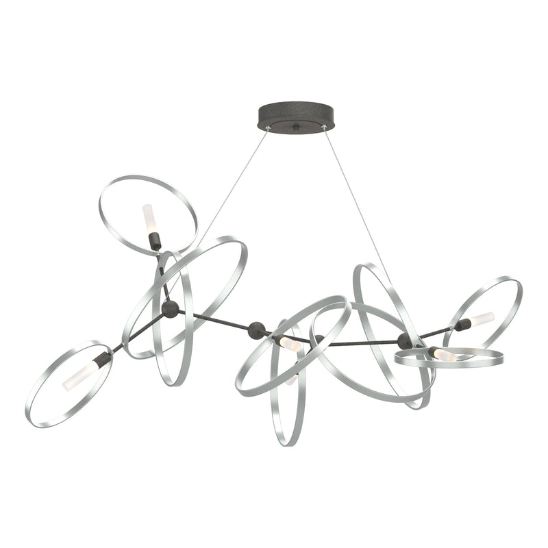 Celesse 6-Light 59.7" Chandelier in Natural Iron