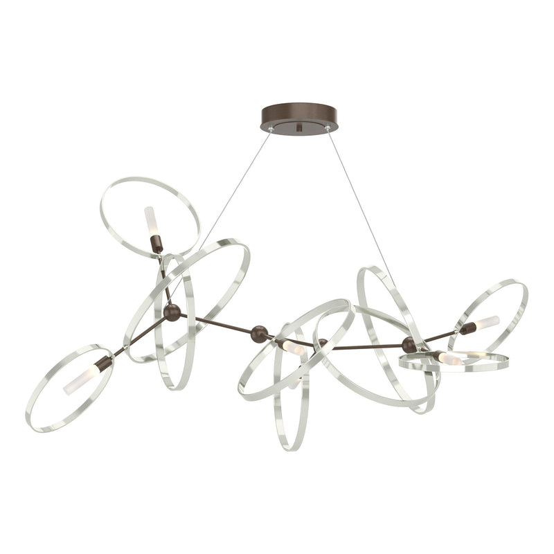 Celesse 6-Light 59.7" Chandelier in Bronze