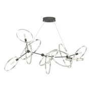 Celesse 6-Light 59.7" Chandelier in Natural Iron