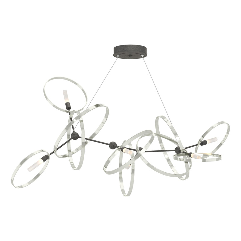 Celesse 6-Light 59.7" Chandelier in Natural Iron
