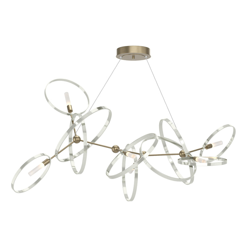 Celesse 6-Light 59.7" Chandelier in Soft Gold