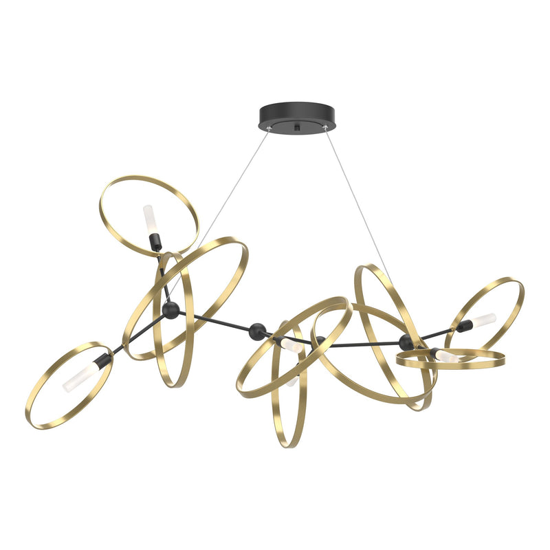 Celesse 6-Light 59.7" Chandelier in Black