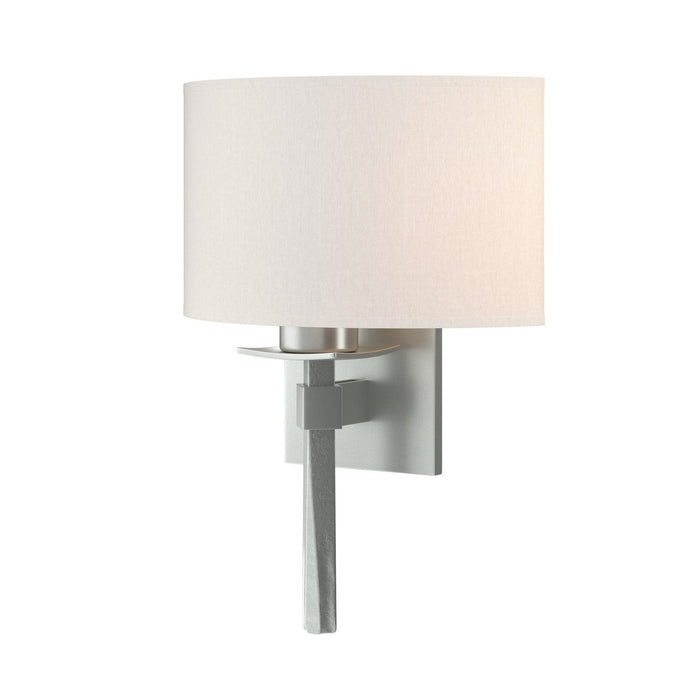 Beacon Hall Half Drum Shade Sconce in Vintage Platinum - 204826-SKT-82-SE1092 by Hubbardton Forge