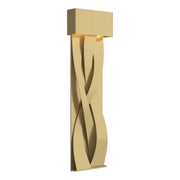 Tress Large LED Sconce in Modern Brass with Modern Brass Accent - 205437-LED-86-86 by Hubbardton Forge