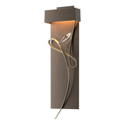 Rhapsody LED Sconce in Bronze with Soft Gold Accent - 205440-LED-05-84-CR by Hubbardton Forge