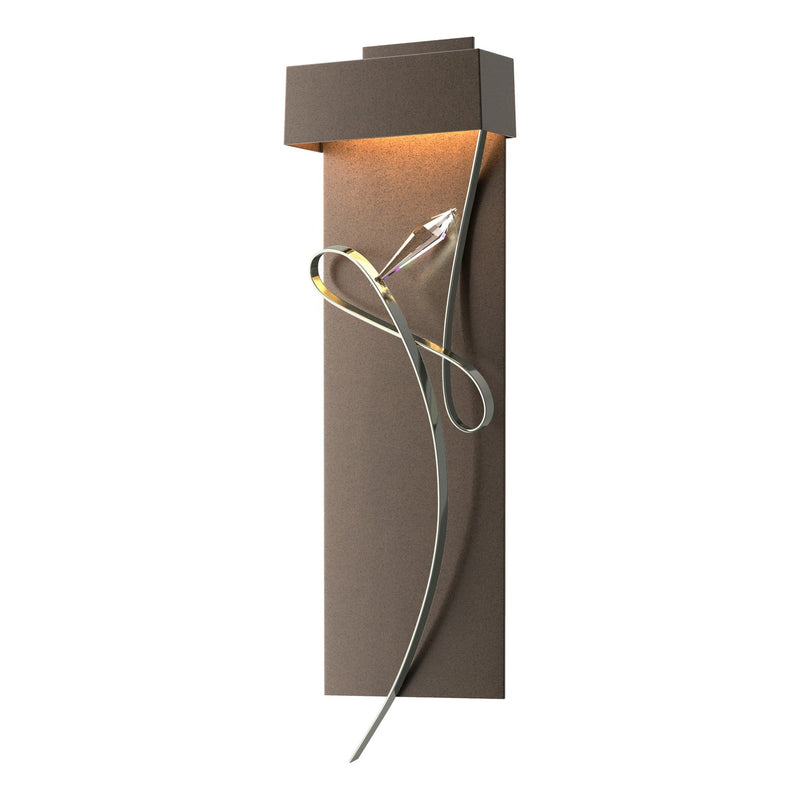 Rhapsody LED Sconce in Bronze with Sterling Accent - 205440-LED-05-85-CR by Hubbardton Forge