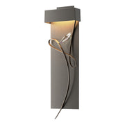 Rhapsody LED Sconce in Dark Smoke with Bronze Accent - 205440-LED-07-05-CR by Hubbardton Forge