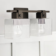 Graham 2-Light Bath Vanity Light in Oil Rubbed Bronze