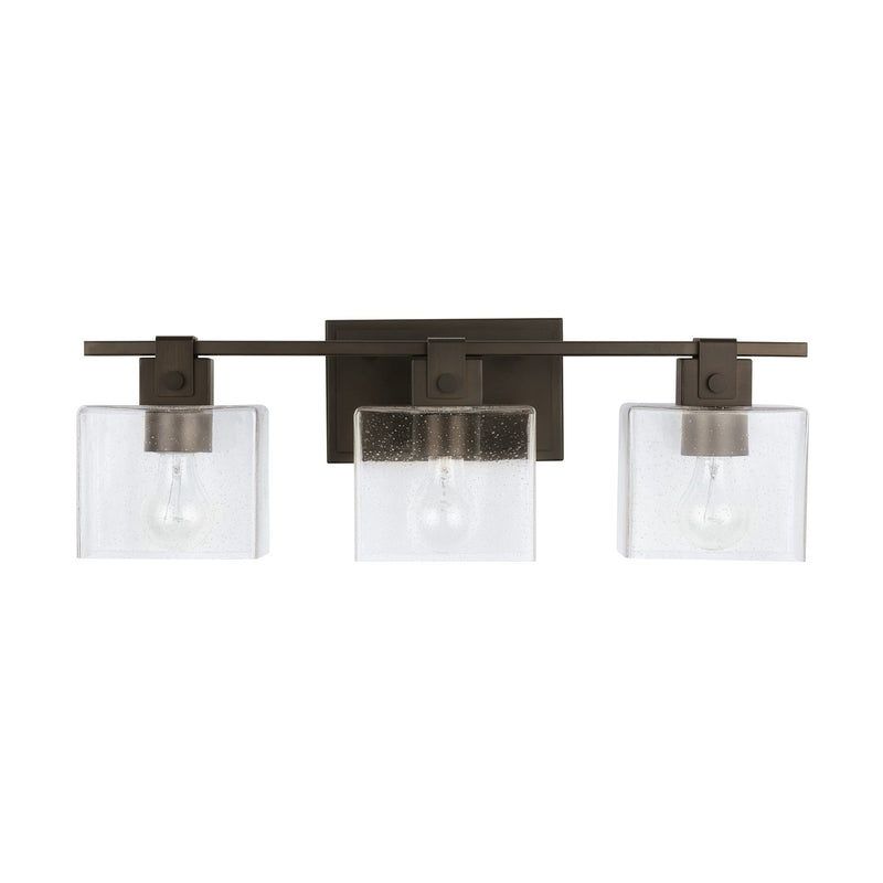Graham 3-Light Bath Vanity Light in Oil Rubbed Bronze