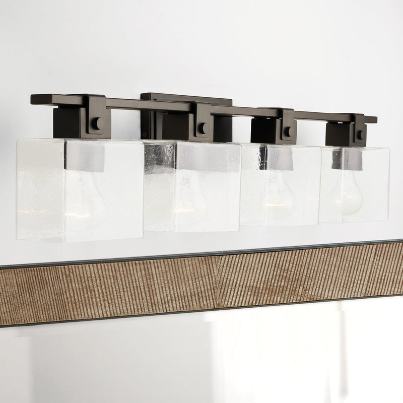 Graham 4-Light Bath Vanity Light in Oil Rubbed Bronze
