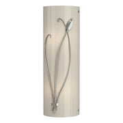 Forged Leaf and Stem (Left Side) Sconce in Sterling - 205770-SKT-LFT-85-CC0410 by Hubbardton Forge