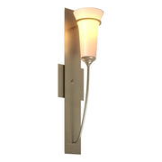 Banded Wall Torch Sconce in Soft Gold - 206251-SKT-84-GG0068 by Hubbardton Forge