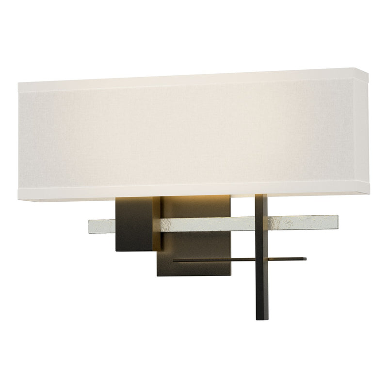 Cosmo Sconce in Black with Vintage Platinum Accent - 206350-SKT-10-82-SE1606 by Hubbardton Forge