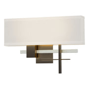 Cosmo Sconce in Oil Rubbed Bronze with Vintage Platinum Accent - 206350-SKT-14-82-SE1606 by Hubbardton Forge