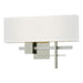 Cosmo Sconce in Sterling with Vintage Platinum Accent - 206350-SKT-85-82-SF1606 by Hubbardton Forge
