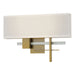 Cosmo Sconce in Modern Brass with Vintage Platinum Accent - 206350-SKT-86-82-SE1606 by Hubbardton Forge