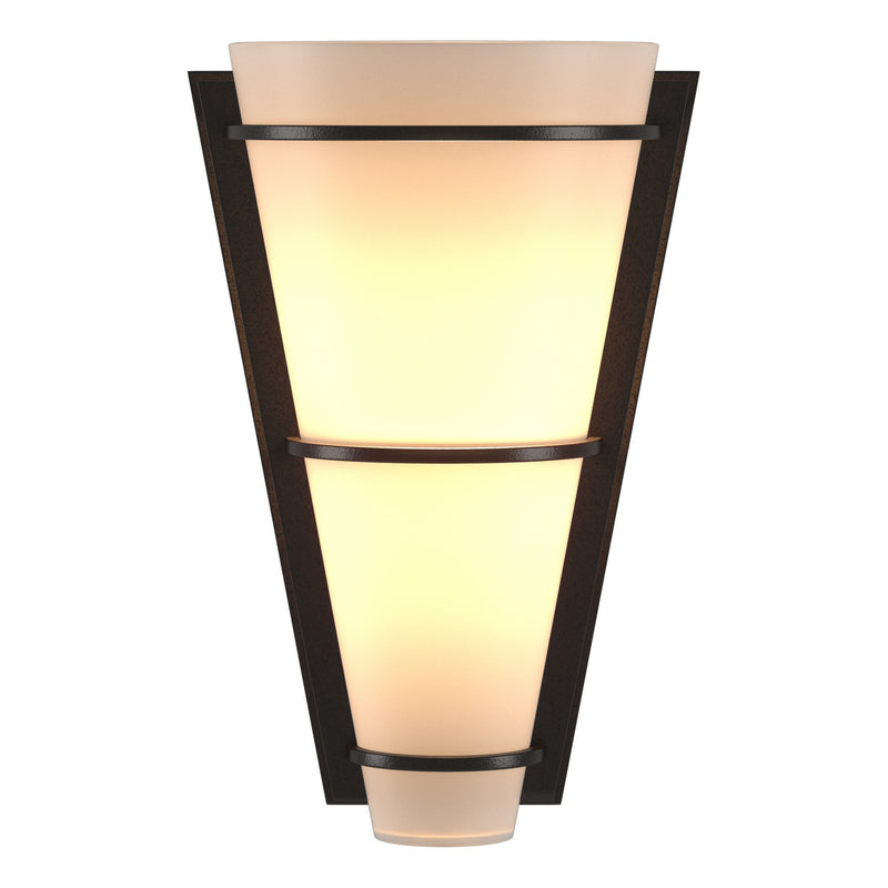 Suspended Half Cone Sconce in Oil Rubbed Bronze - 206551-SKT-14-GG0059 by Hubbardton Forge