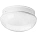 Fitter Two Light Flush Mount in White
