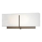 Exos Square Sconce in Dark Smoke - 207680-SKT-07-SF1606 by Hubbardton Forge