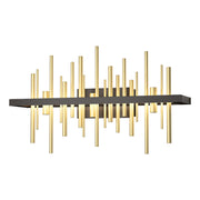 Cityscape LED Sconce in Oil Rubbed Bronze with Modern Brass Accent - 207915-LED-14-86 by Hubbardton Forge