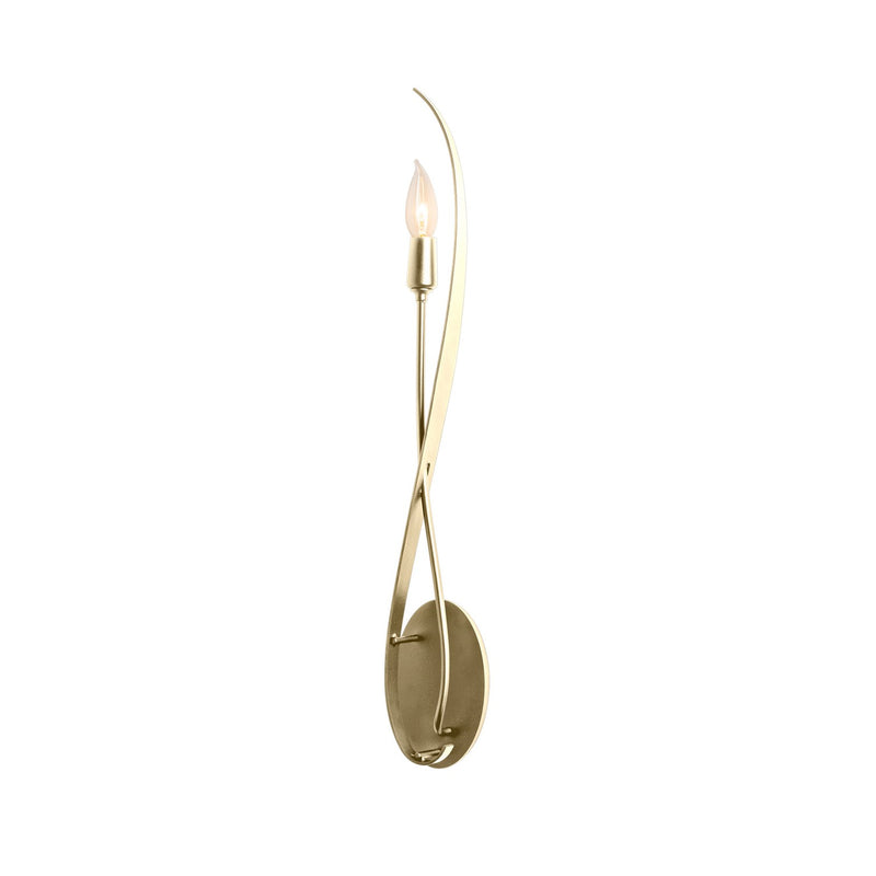 Willow Sconce in Modern Brass - 209120-SKT-86 by Hubbardton Forge