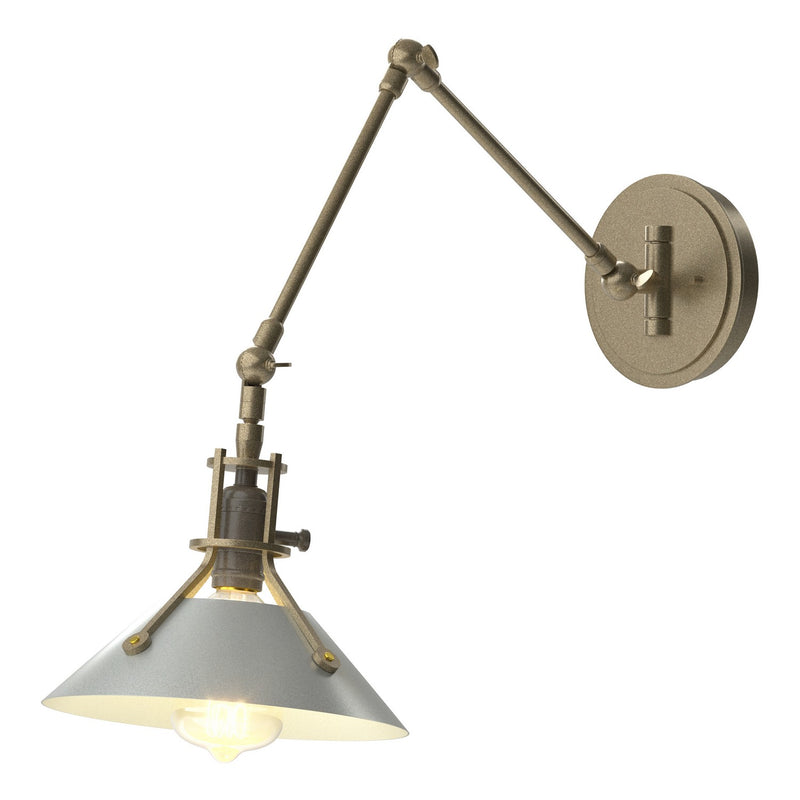 Henry Sconce in Soft Gold with Vintage Platinum Accent - 209320-SKT-84-82 by Hubbardton Forge