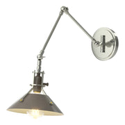 Henry Sconce in Sterling with Dark Smoke Accent - 209320-SKT-85-07 by Hubbardton Forge