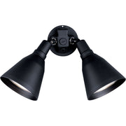 Par Lampholder 2-Light 22.5" Outdoor Flood Light in Black