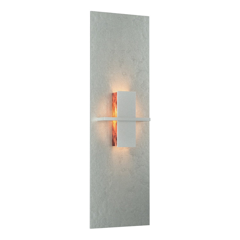 Aperture Vertical Sconce in Vintage Platinum - 217520-SKT-82-ZB0273 by Hubbardton Forge