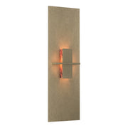 Aperture Vertical Sconce in Soft Gold - 217520-SKT-84-ZB0273 by Hubbardton Forge