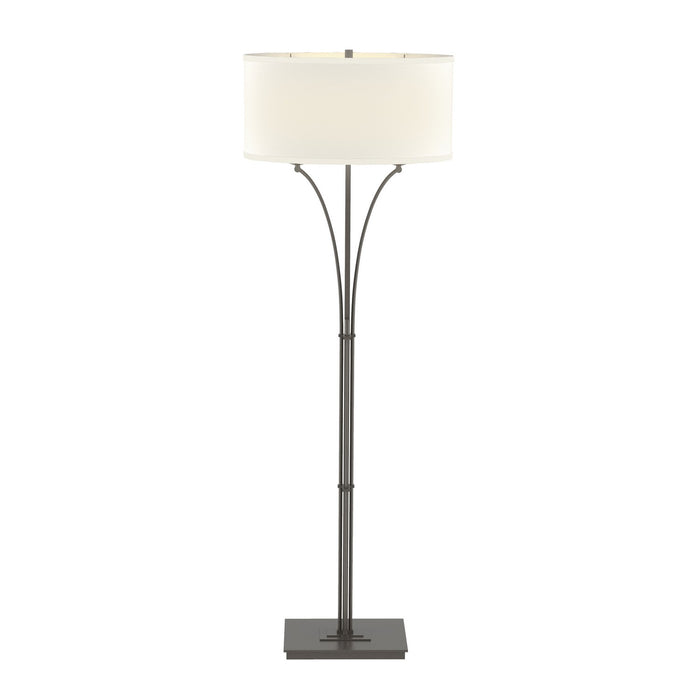 Contemporary Formae Floor Lamp in Dark Smoke - 232720-SKT-07-SE1914 by Hubbardton Forge