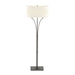 Contemporary Formae Floor Lamp in Dark Smoke - 232720-SKT-07-SE1914 by Hubbardton Forge