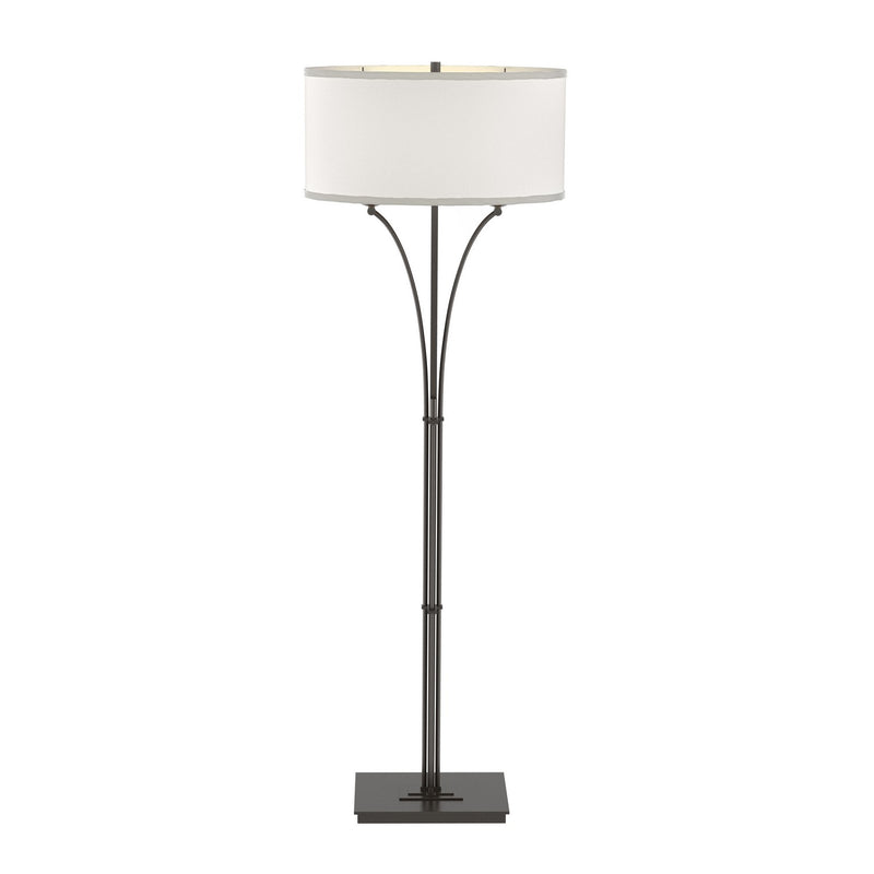 Contemporary Formae Floor Lamp in Oil Rubbed Bronze - 232720-SKT-14-SE1914 by Hubbardton Forge