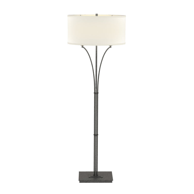Contemporary Formae Floor Lamp in Natural Iron - 232720-SKT-20-SE1914 by Hubbardton Forge