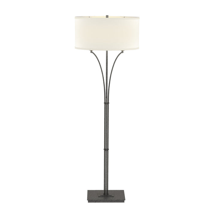 Contemporary Formae Floor Lamp in Natural Iron - 232720-SKT-20-SE1914 by Hubbardton Forge