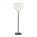Contemporary Formae Floor Lamp in Natural Iron - 232720-SKT-20-SE1914 by Hubbardton Forge