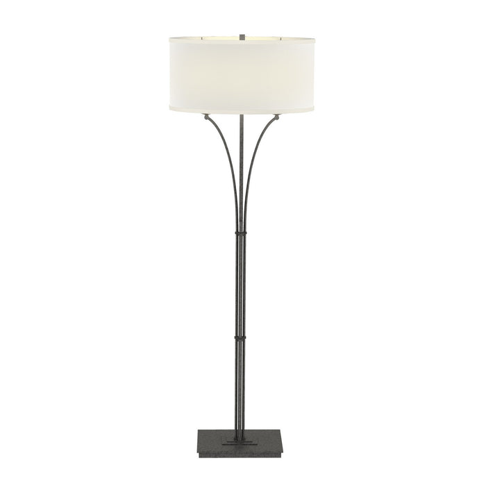 Contemporary Formae Floor Lamp in Natural Iron - 232720-SKT-20-SF1914 by Hubbardton Forge