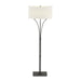 Contemporary Formae Floor Lamp in Natural Iron - 232720-SKT-20-SF1914 by Hubbardton Forge