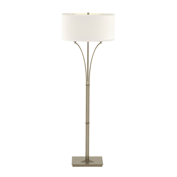 Contemporary Formae Floor Lamp in Soft Gold - 232720-SKT-84-SE1914 by Hubbardton Forge