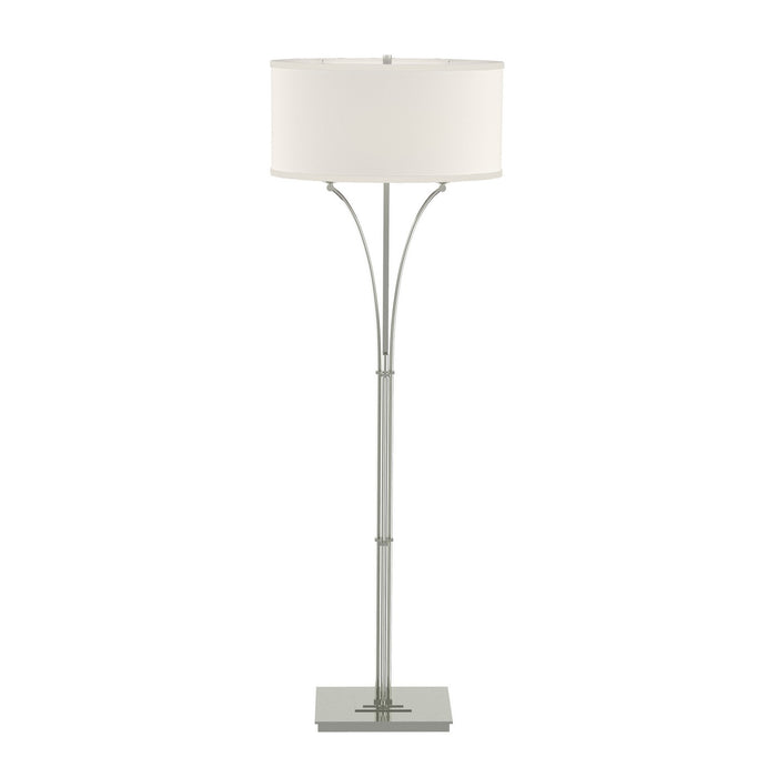 Contemporary Formae Floor Lamp in Sterling - 232720-SKT-85-SE1914 by Hubbardton Forge