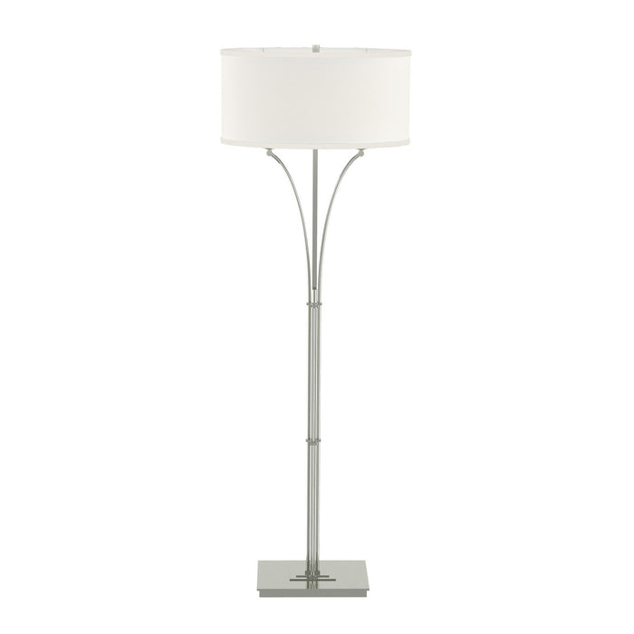 Contemporary Formae Floor Lamp in Sterling - 232720-SKT-85-SF1914 by Hubbardton Forge