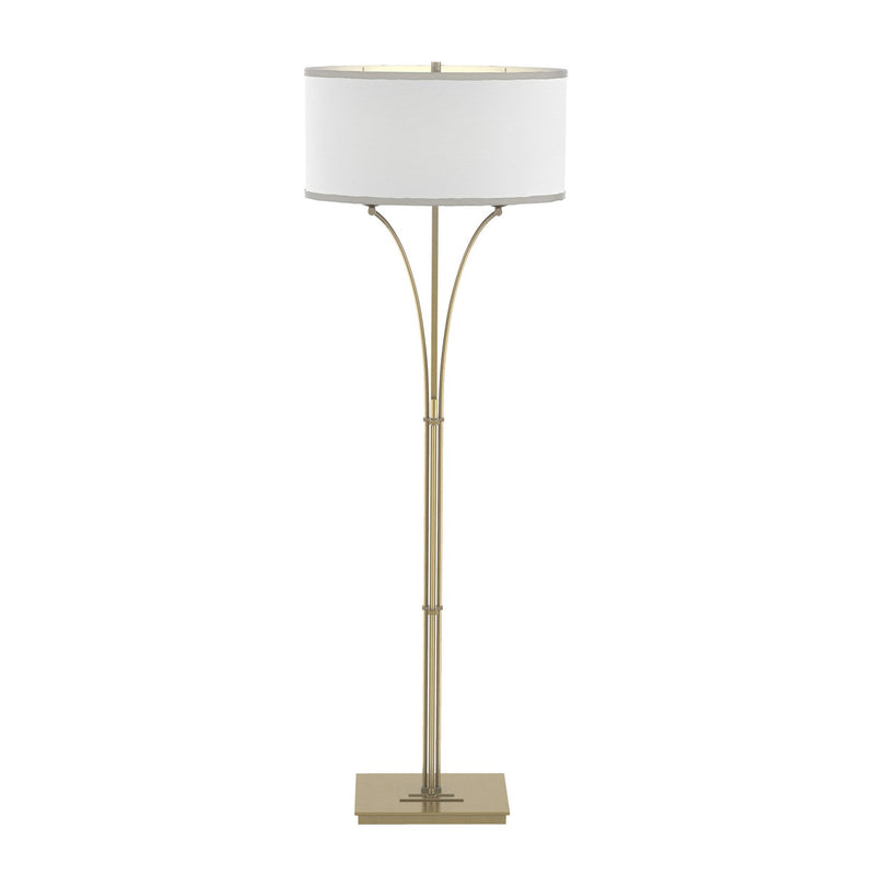 Contemporary Formae Floor Lamp in Modern Brass - 232720-SKT-86-SF1914 by Hubbardton Forge