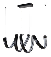 Sling LED Pendant in Matte Black