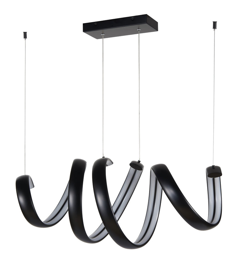 Sling LED Pendant in Matte Black