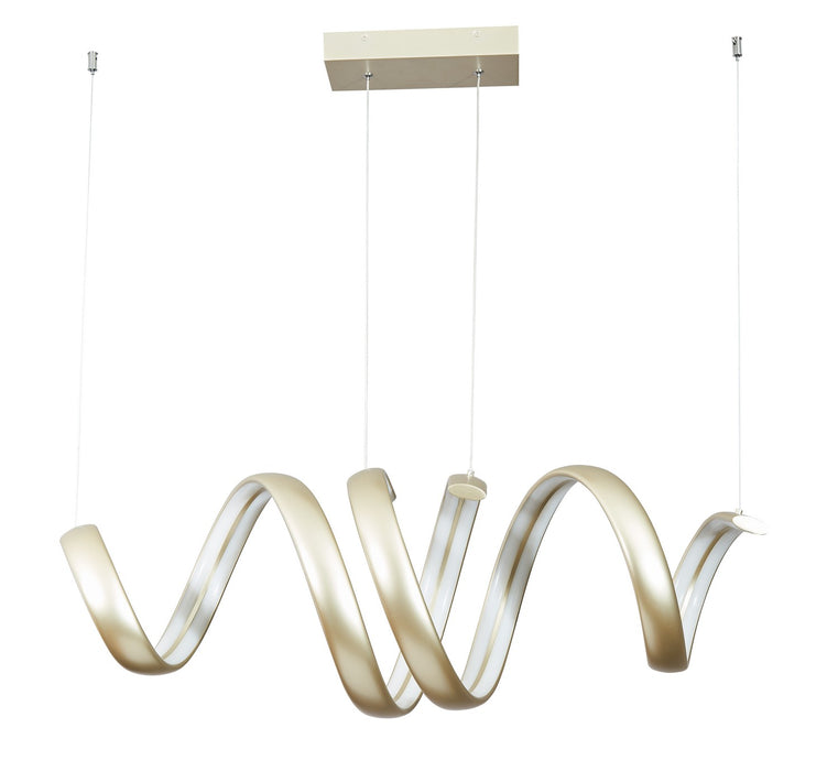 Sling LED Pendant in Titanium Silver